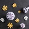 3 PCS DIY Fondant Stamps Multi-Shape Baking Accessories for Fondant Cake Cookie