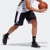 adidas Basketball Shorts Men's Black Moderate Straight Fit Pants DZ5819