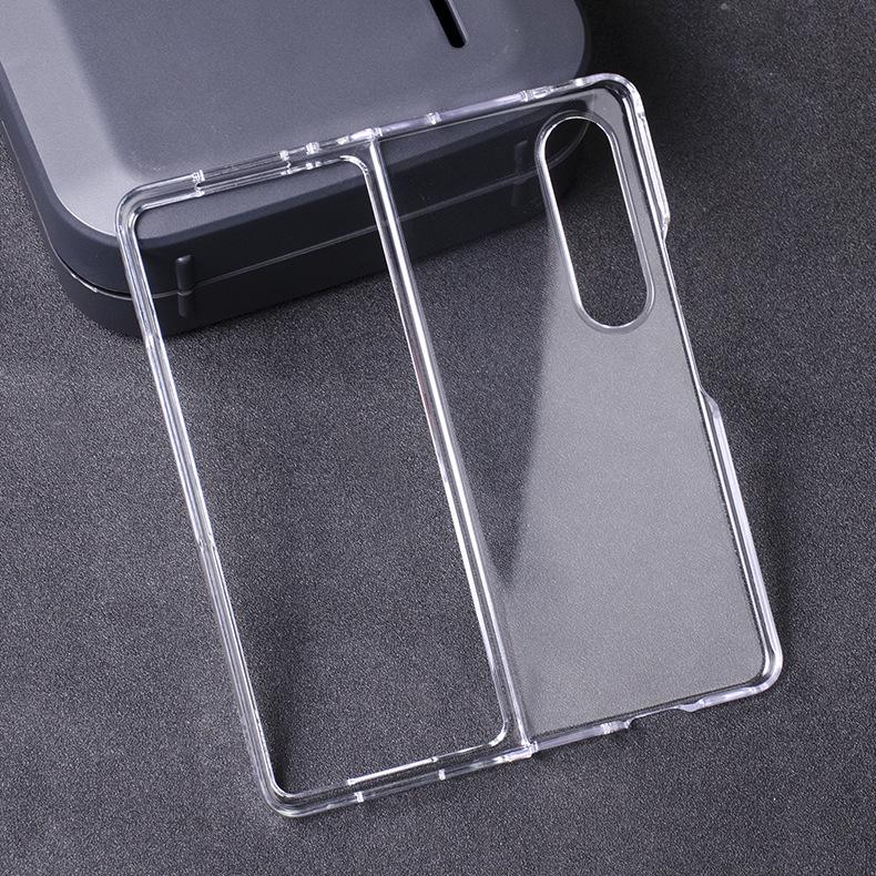 Galaxy ZFold6 Phone Case, Transparent Foldable Screen, Samsung Zfold4 Protective Case, 5G Anti-drop PC Case