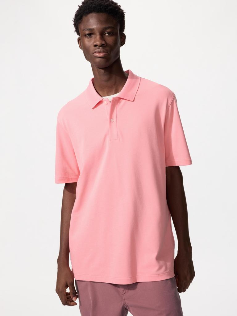 Uniqlo Airism Cotton Pique Polo Shirt
