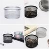 Operitacx 4Pcs Paper Clip Holders Mesh Paper Clip Holder Paperclip Dispenser Paper Clip Organizer Binder Clip Bobby Pin Hair Clip Holder for Desk