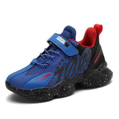 2025 Boys Shoes Mesh Sneakers Boys Middle and Older Children Elementary School Children Breathable and Lightweight Running Shoes Spring and Autumn