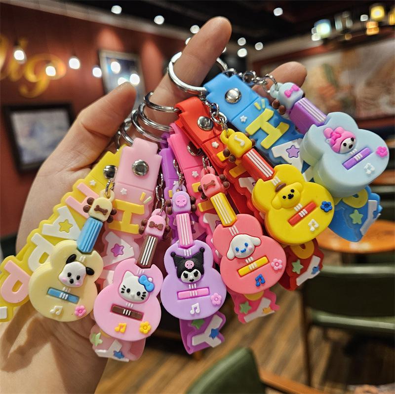 Internet-Berühmtheit Cartoon-Puppe Schlüsselanhänger Taschenanhänger Studentenanhänger Niedlicher PVC-Schlüsselanhänger Paar Auto Schmuck