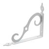 European Style Wrought Iron Triangle Shelf Bracket - Heavy Duty Right Angle Support