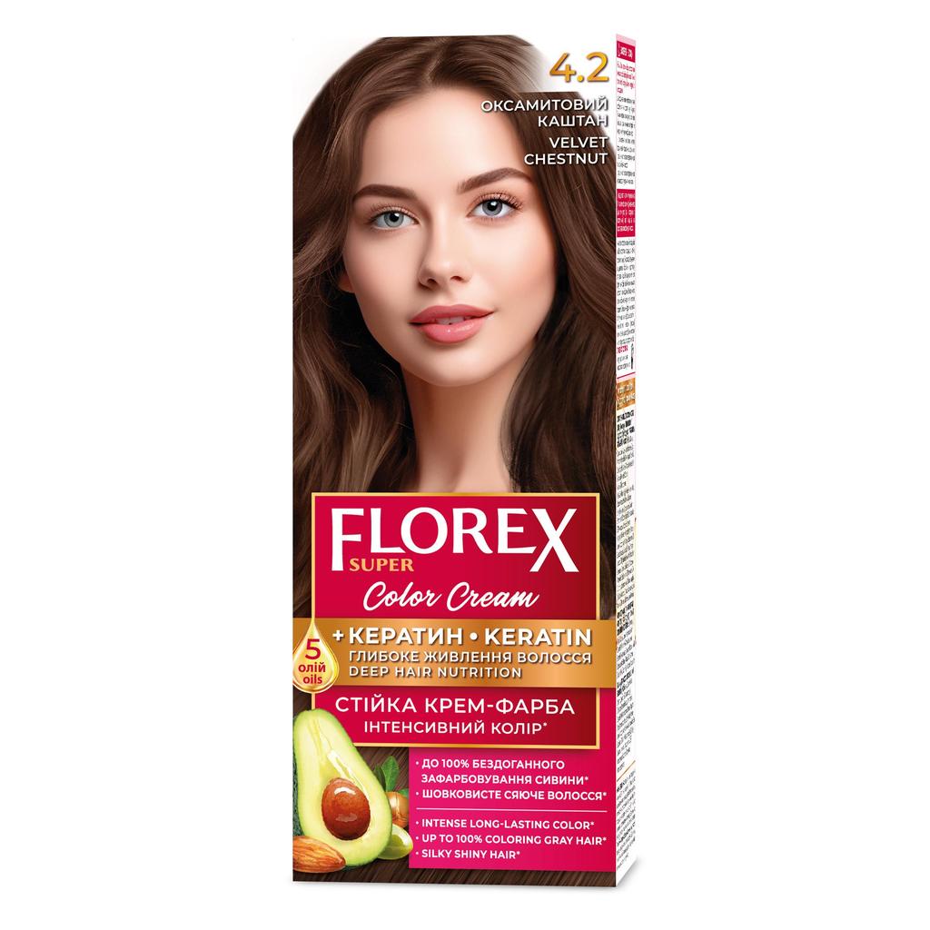 Florex Super Permanent Hair Dye Cream - Give Your Hair Deep Nourishment, Makes Your Hair Soft and Silky-shiny.