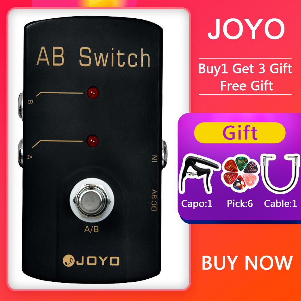JOYO JF-30 AB SWITCH A/B Line Selector Pedal 2 Output Effects Switch Guitar Pedal in Loop A Directly to Line B Function
