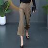 New Women Summer Fashion Minimalist High Waist Wide Leg Suit Pants Office Lady Business Casual Elegant Straight Cropped Trousers