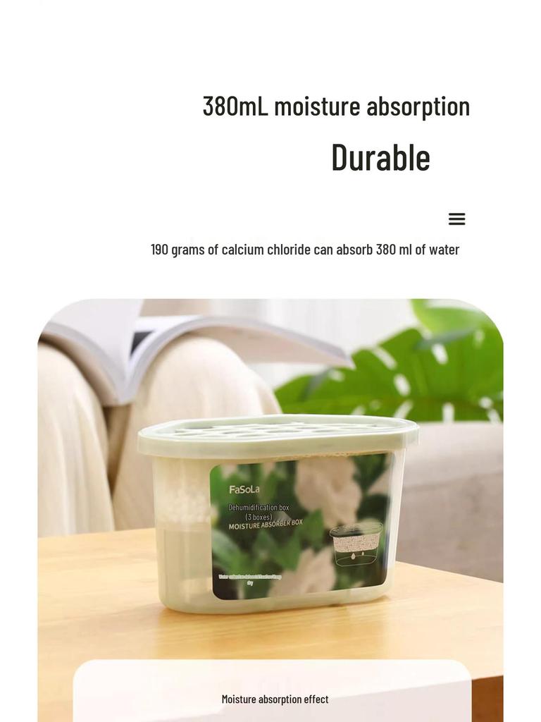 Huinan Indoor Wardrobe Dehumidifier Box - Moisture-Proof, Anti-Mold Desiccant for Special Household Use.