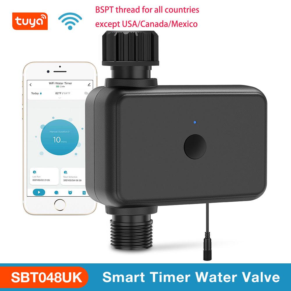 Sistema di irrigazione smart Tuya Wifi Timer automatico per l'acqua Timer per irrigatore Unità di controllo per tubo Flessibile Supporto Alexa per Giardino