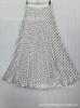 CM Summer South Africa North America Polka Dot Skirt Classic Versatile Skinny Pleated Skirt Long Skirt Women