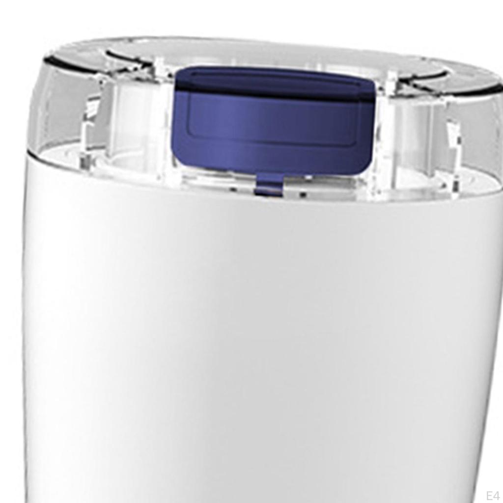 Electric Coffee Grinder Mill 300W Removable Chamber for Office Cafes Blue
