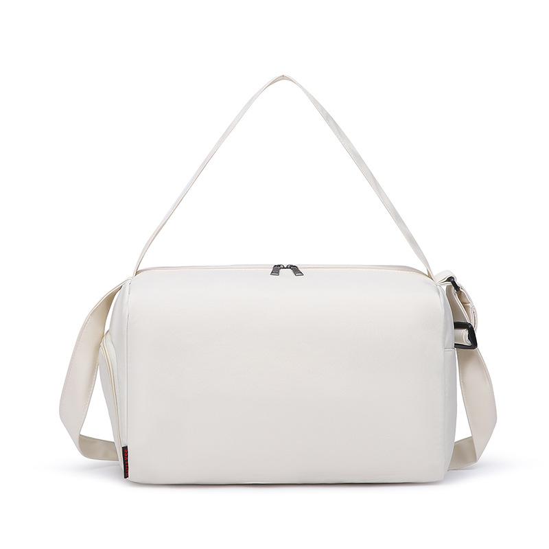 

Женская однотонная дорожная сумка Модная спортивная сумка для спортзала для влажных и сухих вещей Простая и универсальная сумка на одно плечо для йоги