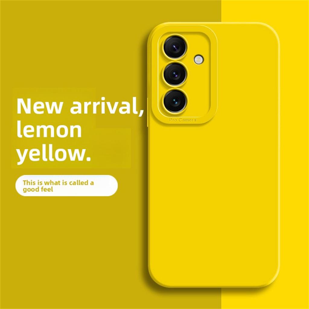 Shockproof Square Liquid Silicone Phone Case for Samsung Galaxy S23 S24 S25 Ultra S22 Plus Camera Protective Soft Cover