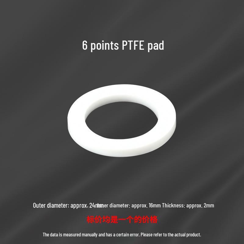 PTFE and Silicone/Nitrile Rubber Gaskets for Gas Pipe Sealing