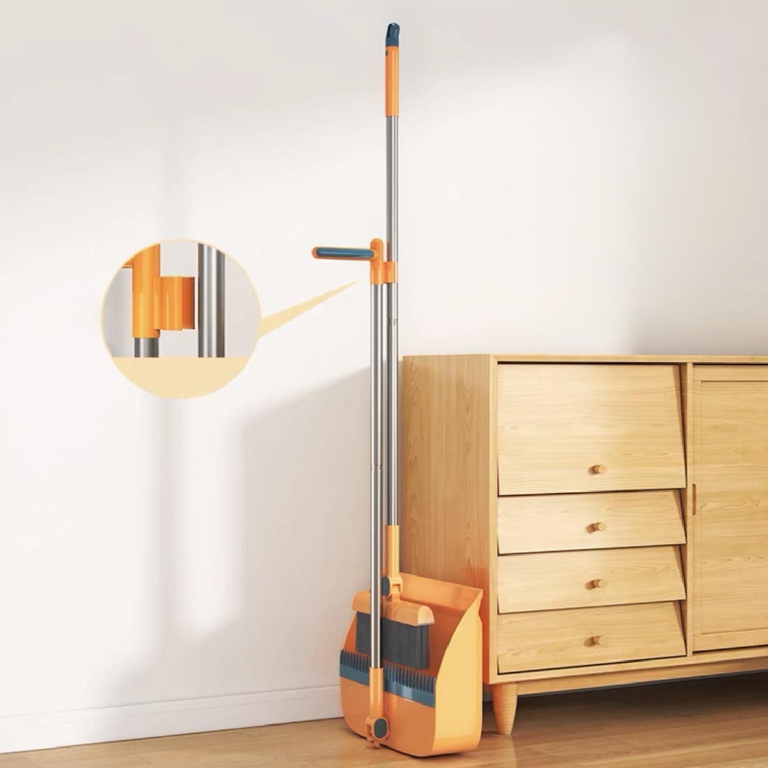 

Набор щеток для пола с совком и метлой, антипригарная метла для дома, длинная ручка, метла с совком, наборы инструментов для уборки дома