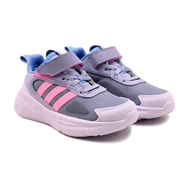 Adidas Neo Ozelle Lightweight Non-Slip Wear-Resistant Low-Top Running Shoes Kids Sneakers Purple Pink HQ3834