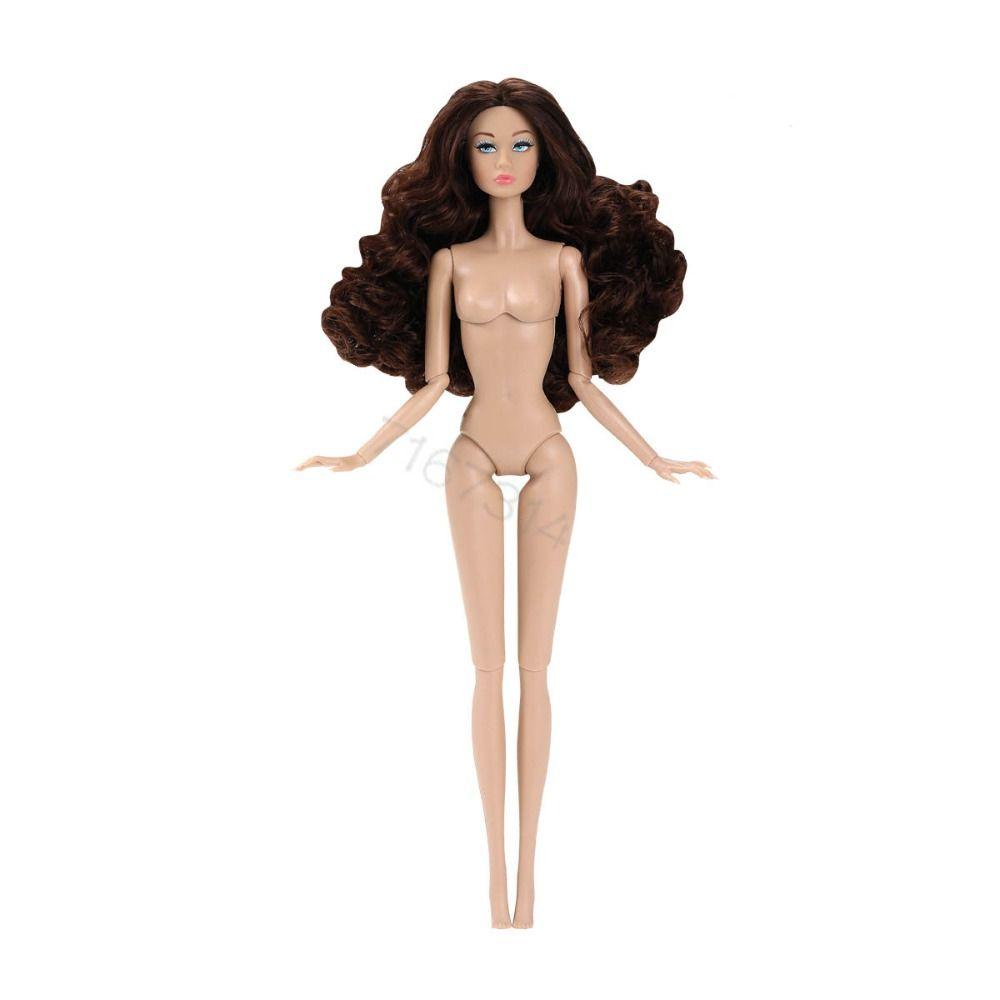 Centre-parted Curl 1/6 Doll Model Multi-skin Action Figure Body Supermodel Nude Doll Children Gift