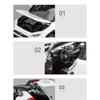 1/32 Toyota RAV4 SUV Legeringsskala Bilmodell Støpt Metall Miniatyr Leketøykjøretøy Lyd og Lys Samleobjekter Barnes leketøy Gaver