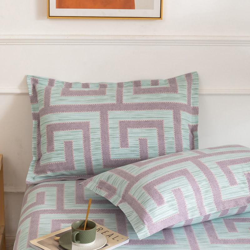 48cmx74cm Pillowcase Pure Cotton Pillow Case One Pair Pack Thicken Encryption Breathable Sweat-absorbent Pillow Cover