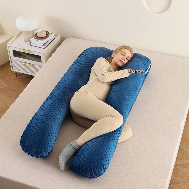 Multifunctional Maternity Support Pillow – For Back, Side Sleepers & Nursing – Washable & Removable Cover