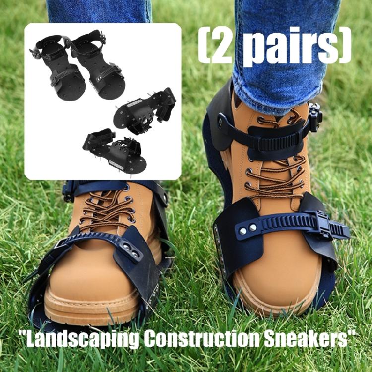 No Heavy Equipment Needed Aerating Shoes For Healthier Greener Grass Epoxy Floors 13 Nylon Spikes Effortlessly Aeration