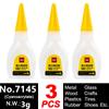 Deli 502 Super Glue Professional Strong Fast Instant Adhesive Cyanoacrylate Hardware Metal Cars Wood Craft Hobby Seconds Bond
