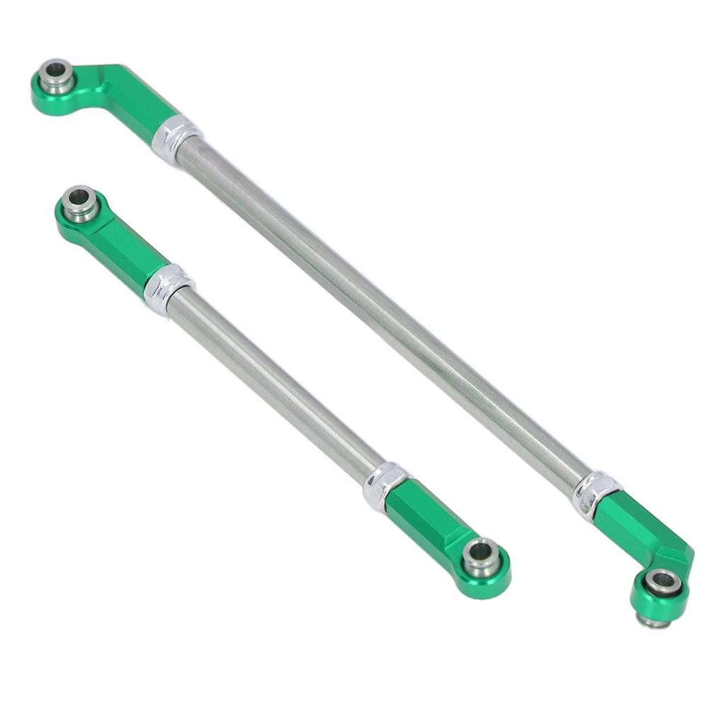 Aluminum Alloy 90mm RC Servo Linkage Steering Link Rod 7.5mm   Head Holder Tie Rod End Upgrade Kit for SCX10 III 1Celsius10 RC Crawler Car