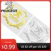 Car Sticker Car Badge Body Side Metal 3D Emblem Ears of Wheat Sticker Decal Auto Exterior Accessories For Peugeot 3008 5008 208 