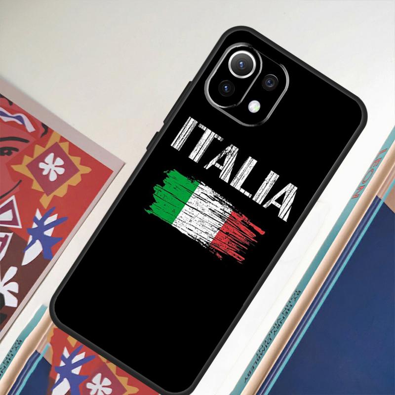 Italy Flag Case For Xiaomi 13 14 15 Ultra 13T 14T 15T 17 Pro Max Cover For POCO X7 X5 X6 F5 F6 F7 Pro