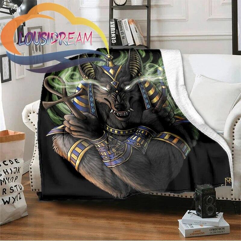 Horus Ancient Egyptian Mythology Blanket Fashion Flannel Fluffy Fleece Throw Blanket Children and Adult Gift Sofa Travel Camping