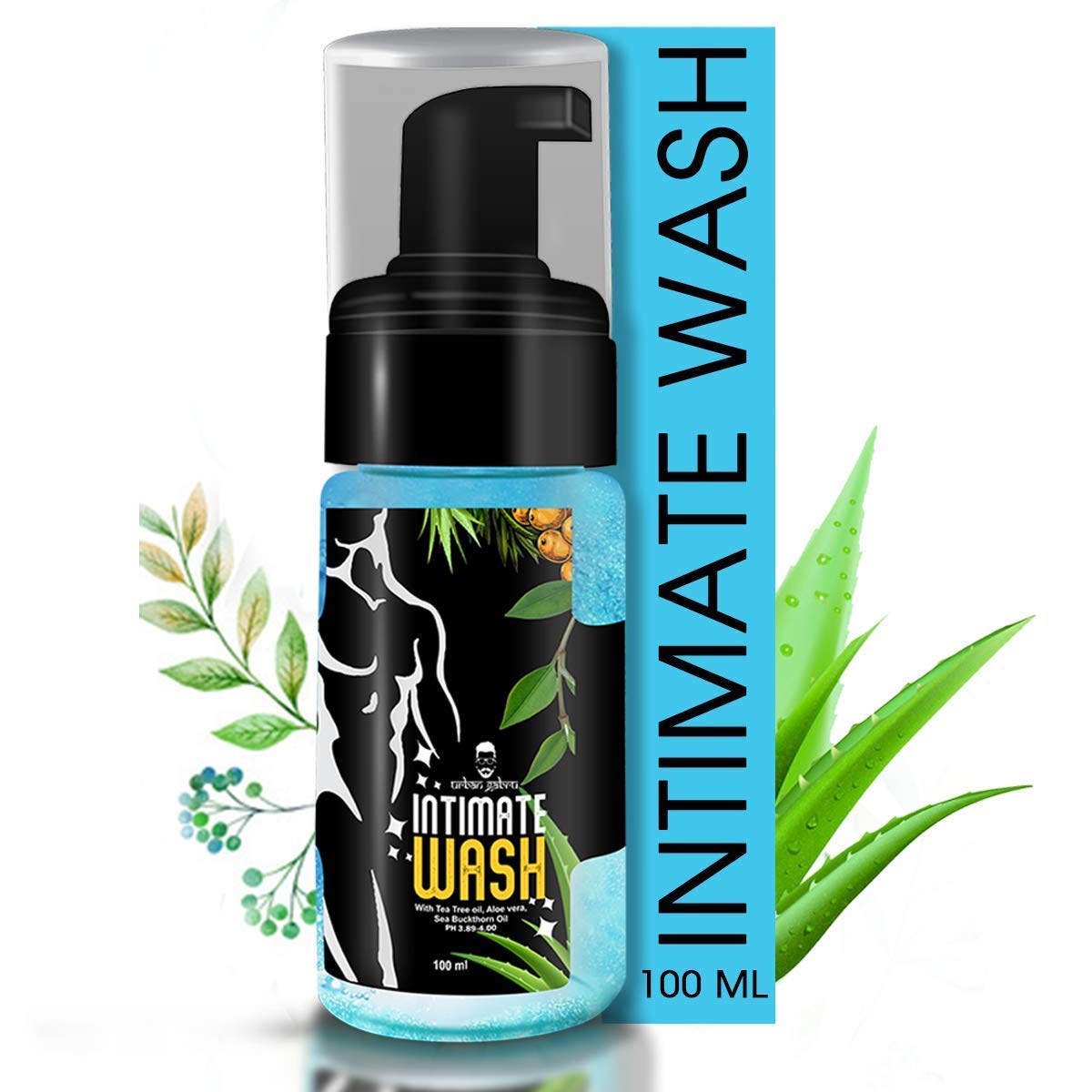 UrbanGabru Intimate Wash For Men 100 ml Gentle Daily Hygiene Cleanser For Fresh Comfort pH Balanced Care
