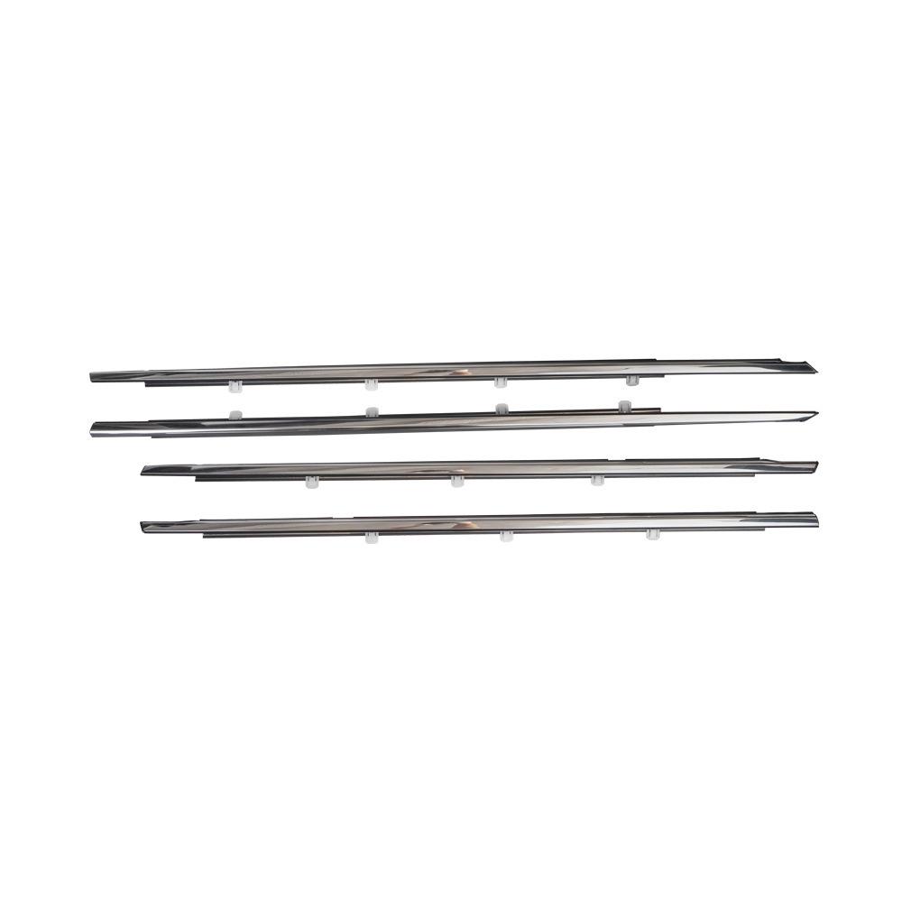 4-Piece Window Seal Set for 08-12 Honda Accord (Part Numbers: 72910-TA0-A01, 72950-TA0-A01)