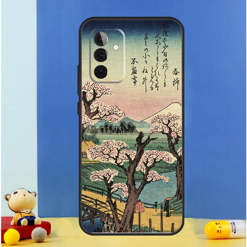 Japanese Style Art Case For Samsung Galaxy A56 A52 A53 A16 A26 A36 A55 A35 A15 A32 A12 A33 A13 A14 A34 A54 A17
