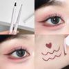 Eyeliner Gel Pen with Built-In Blade Brush ~ Colorful Eyeliner Pen in Blue, Red-Brown, Natural, Long-Lasting, Waterproof, and Sweat-Proof for Women