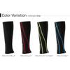 Phiten Sports Sleeve X30 Calf Supporter Black M Size for Men and Women, 2 Pieces, Ideal for Running and Sports Activities