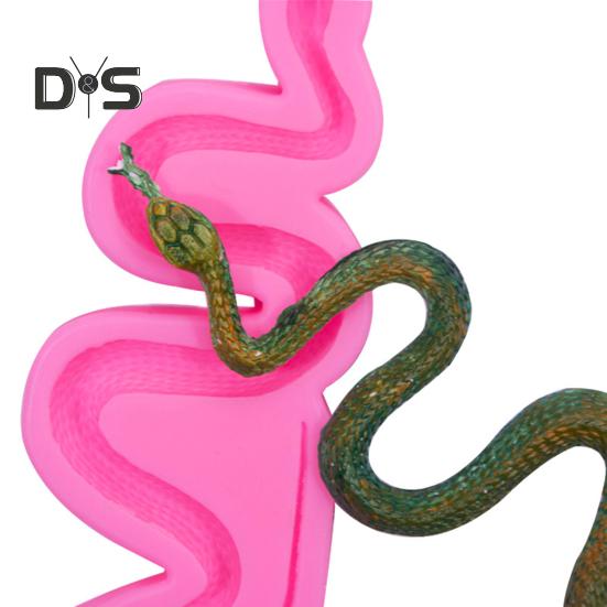 Stampo per serpenti Stampo per fondente in silicone flessibile creativo con design di Halloween