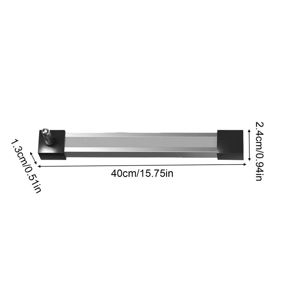 

Long Aquarium Bubble Bar Quiet Aluminum Alloy Self-Sinking Strip Diffuser Fish Tank Air Bubbler For Freshwater Saltwater серебряный