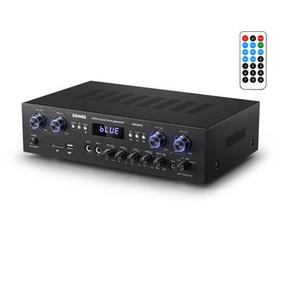 Donner Leistungsverstärker Audioverstärker Maximale Leistung 440 W Audio-Stereo-Receiver Studio Heimgebrauch MAMP5 Bluetooth5.0 USB/SD/FM/2MicINEcho/RCA/LED