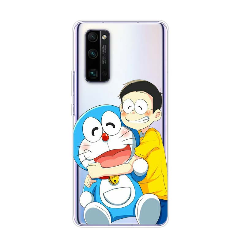 

Милый силиконовый чехол Doraemon для Honor 30 30i 10i 30S V30 V20 9N 9S 9A 9C 20S 20E 20 7C Lite Pro, чехол для телефона Honor 7C(5.7inch)
