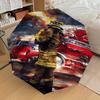 1PC firefighter firetruck Umbrella-8-Rib Reinforced, Automatic Open, Lightweight & Durable, Fashion Accessory for Outdoor-D393