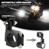 Motorcycle Bumper Spotlight Auxiliary Lamp Metal Bracket Led Head Light Tube Clamp Mount Kit for Motorcycle Fog Light