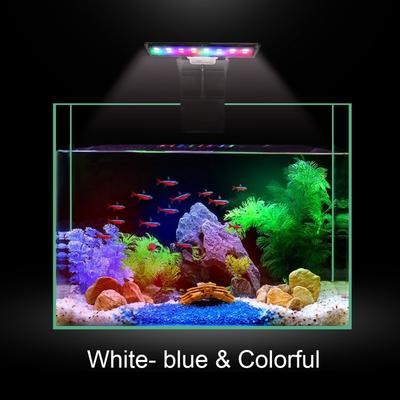 Waterproof Fish Tank Light Super Slim Energy-Saving Aquatic Plant Light High Brightness Mini Aquarium LED Light