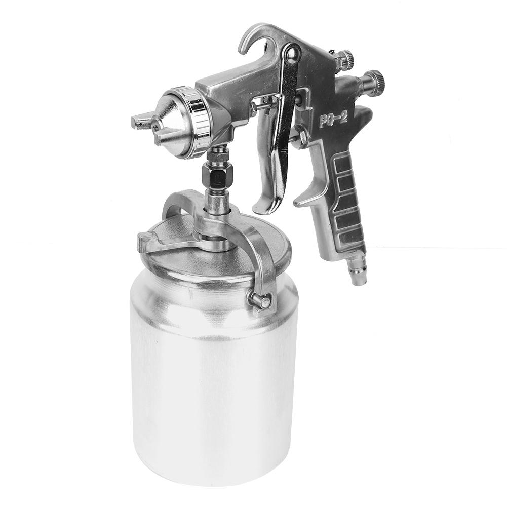 PQ 2 Pneumatic Paint Spray Gun Hand Held Paint Spraying Sprayer 2.0mm Nozzle Suction Type