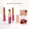 Professional Makeup Brush Silicone Lip Brush for Perfect Lipstick Application,Portable Lip Gloss and Concealer Blending Brush