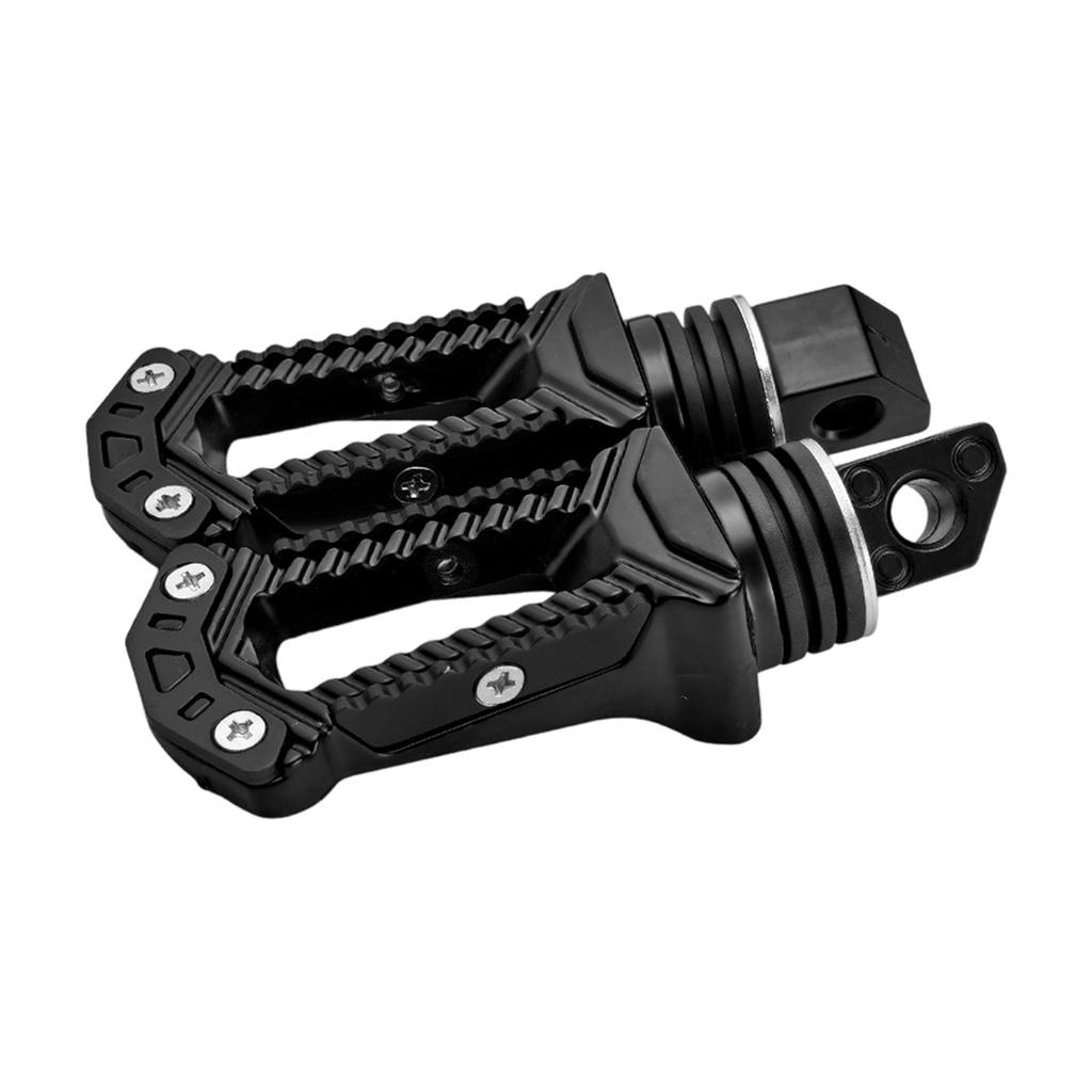 Upgraded Motorcycle Rear Foot Pegs Anti Slip Surfaces High Strength Aluminum Footrests for Enhanced Riding Experience