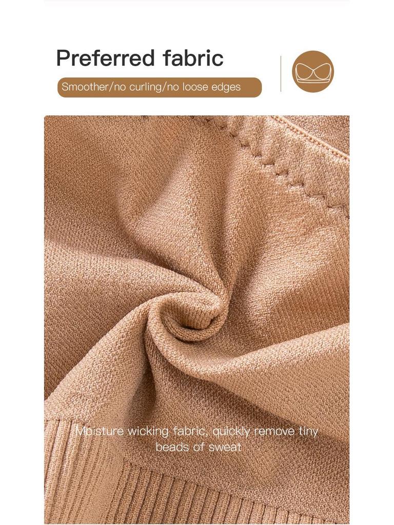 Plus Size Women's Strapless Silicone Non-Slip Seamless Bralette