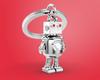 [Metalmorphose] MTM156-01 Shiny Robot Keychain, Metal Robot, Gift, Cool and Cute