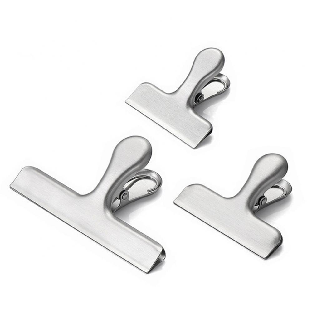 1 ~ 10 STÜCKE Lebensmittel-Clip-Verschlussclip aus Edelstahl, Geldscheinhalter, Multifunktions-Gründer-Verschlussclip, Küchen-Lebensmittel-Verschlussclip-Aufbewahrung