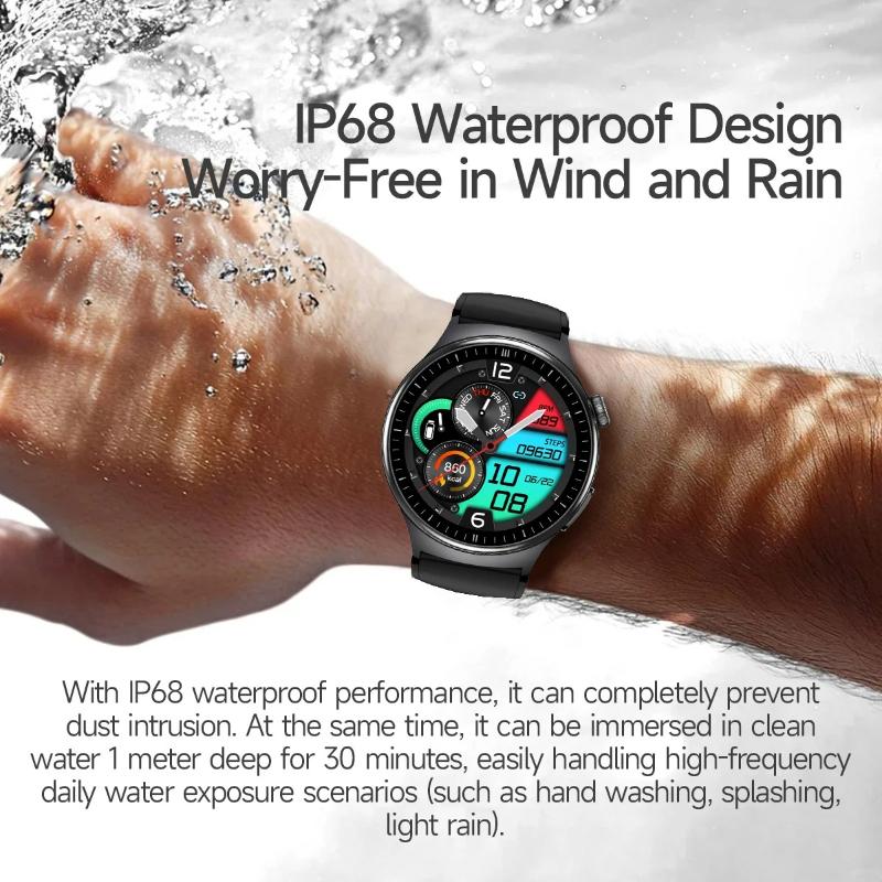2026 New ECG Organs Smart Watch Viscera Monitor Clock Men Blood Lipids Uric Acid Body Analysis BP Flashlight Bluetooth Call Sport Smartwatch