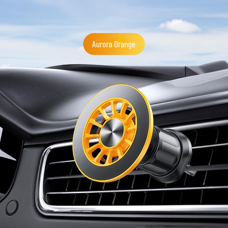 Suport magnetic pentru telefon, pentru grila de ventilație auto, 2024 - Magsafe anti-vibrații, pentru navigație interioară